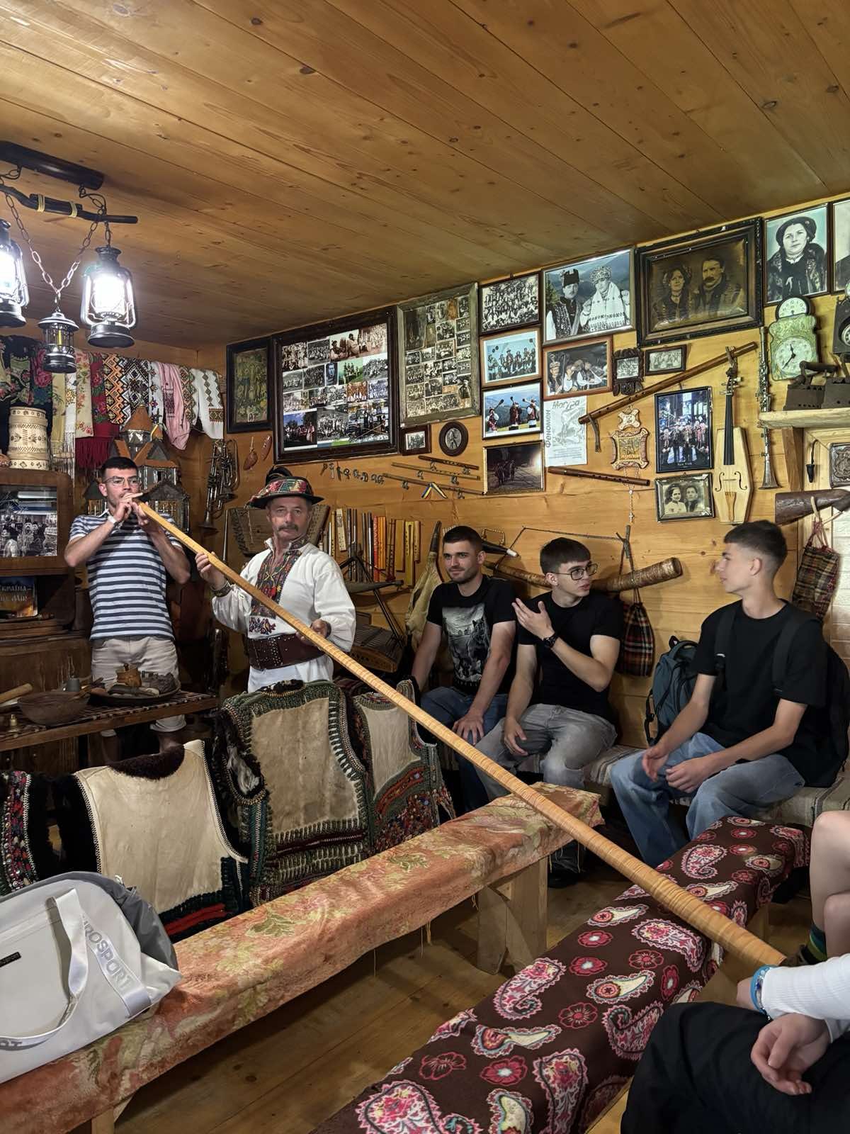 Student camp in the Ukrainian Carpathians