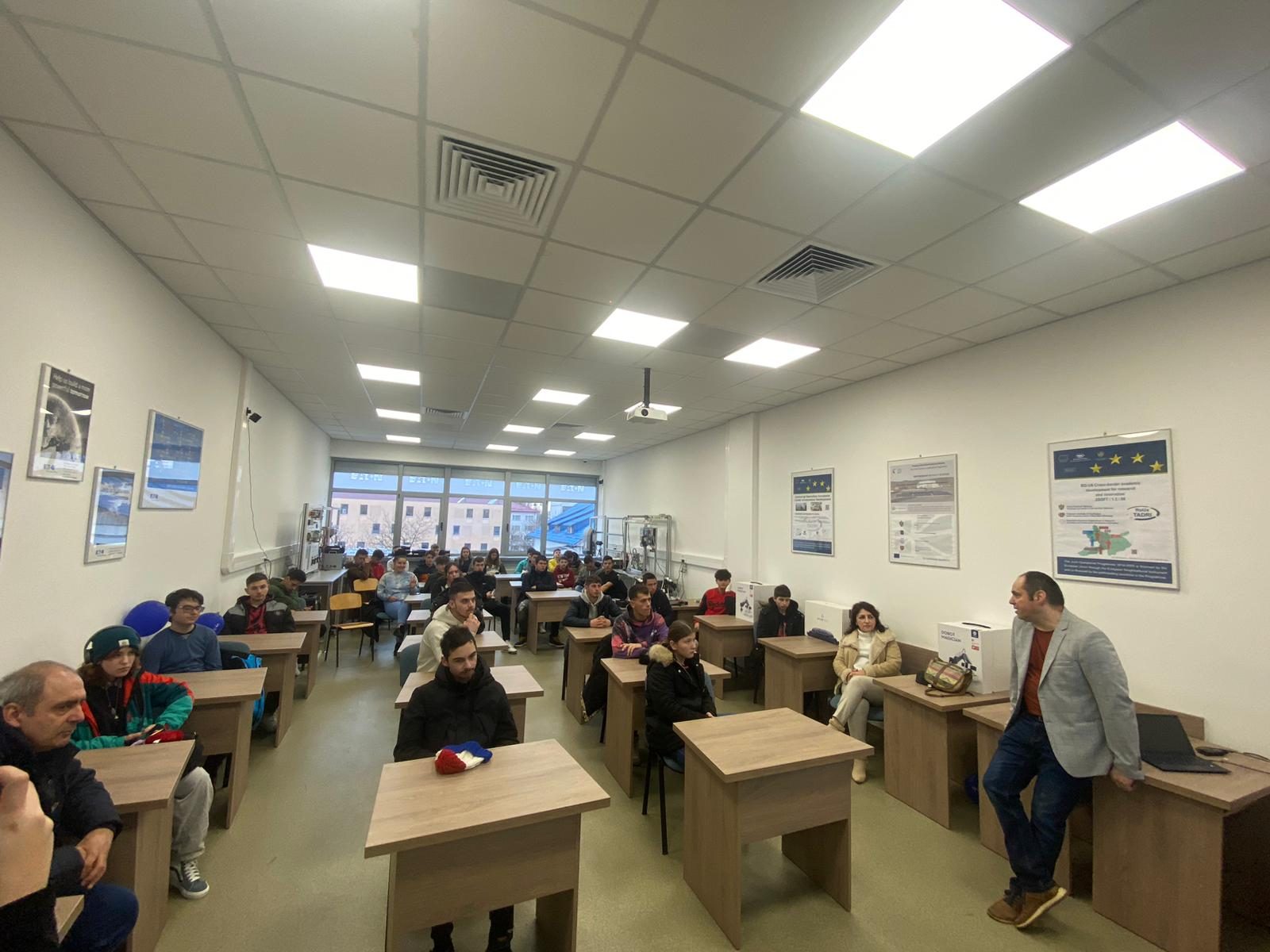 Training with high school students